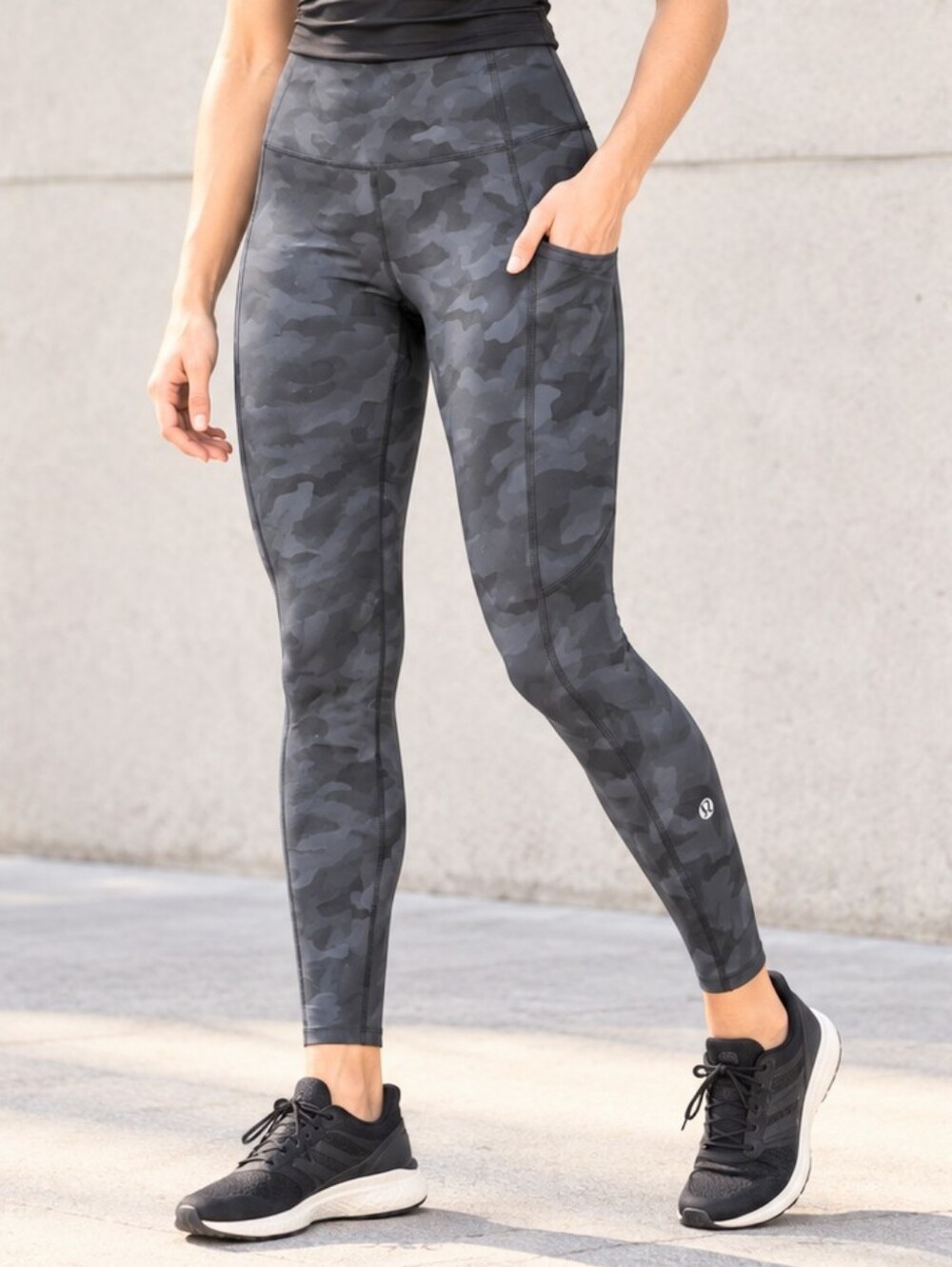 lululemon Fast and Free Tight II 25” Nulux Camo Pocket Leggings Size 10